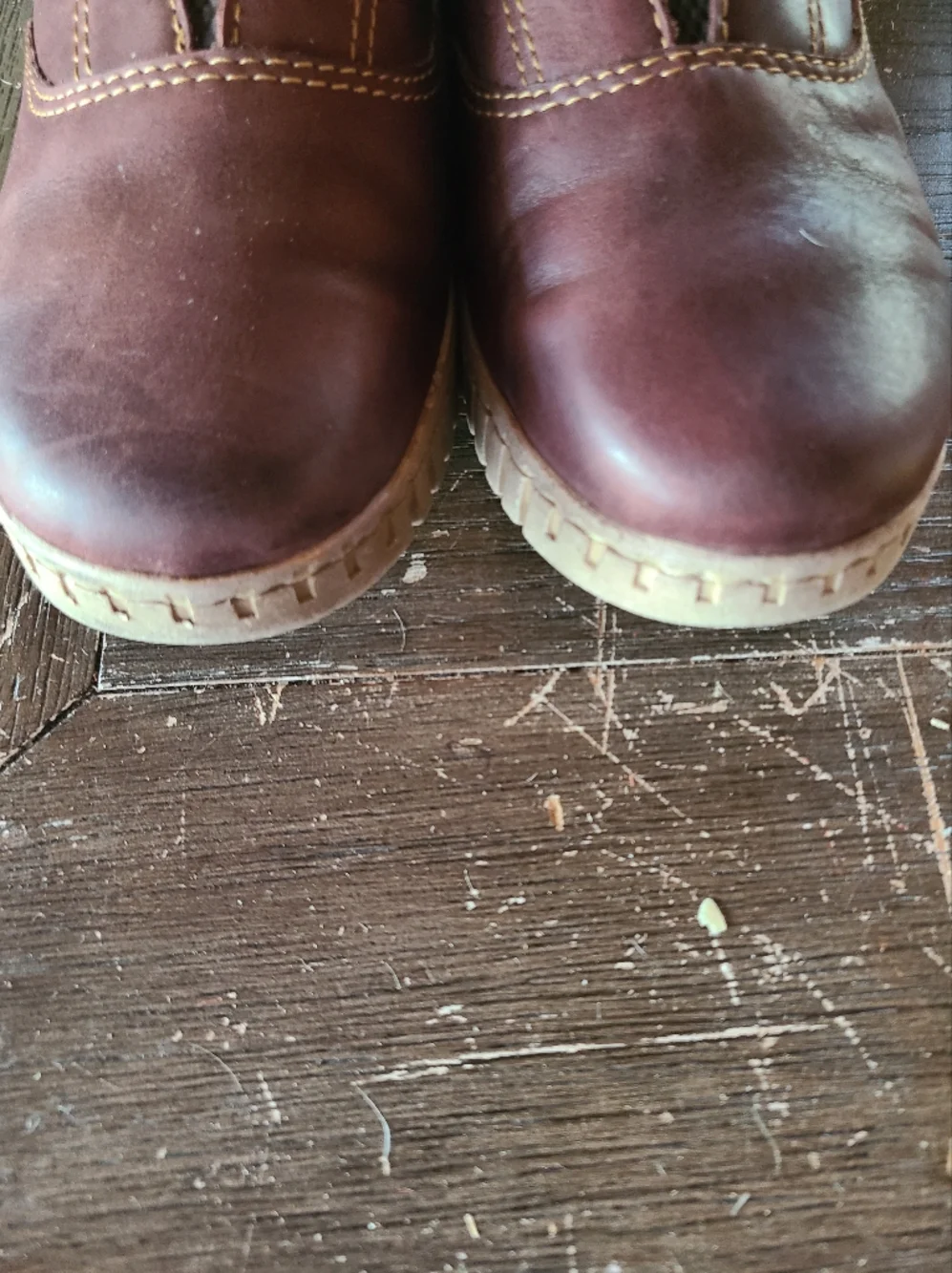 Børn Leather Slip-On Comfort Sneakers | Size 8.5 M